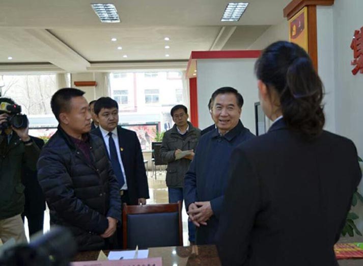 遼寧省委書記李希同志來撫順非公黨建指導服務中心進行工作調(diào)研